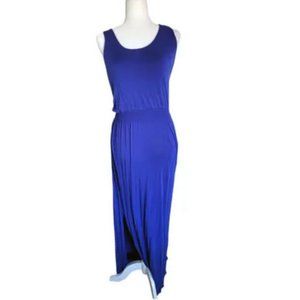 NWOT Bright Blue Maxi Dress